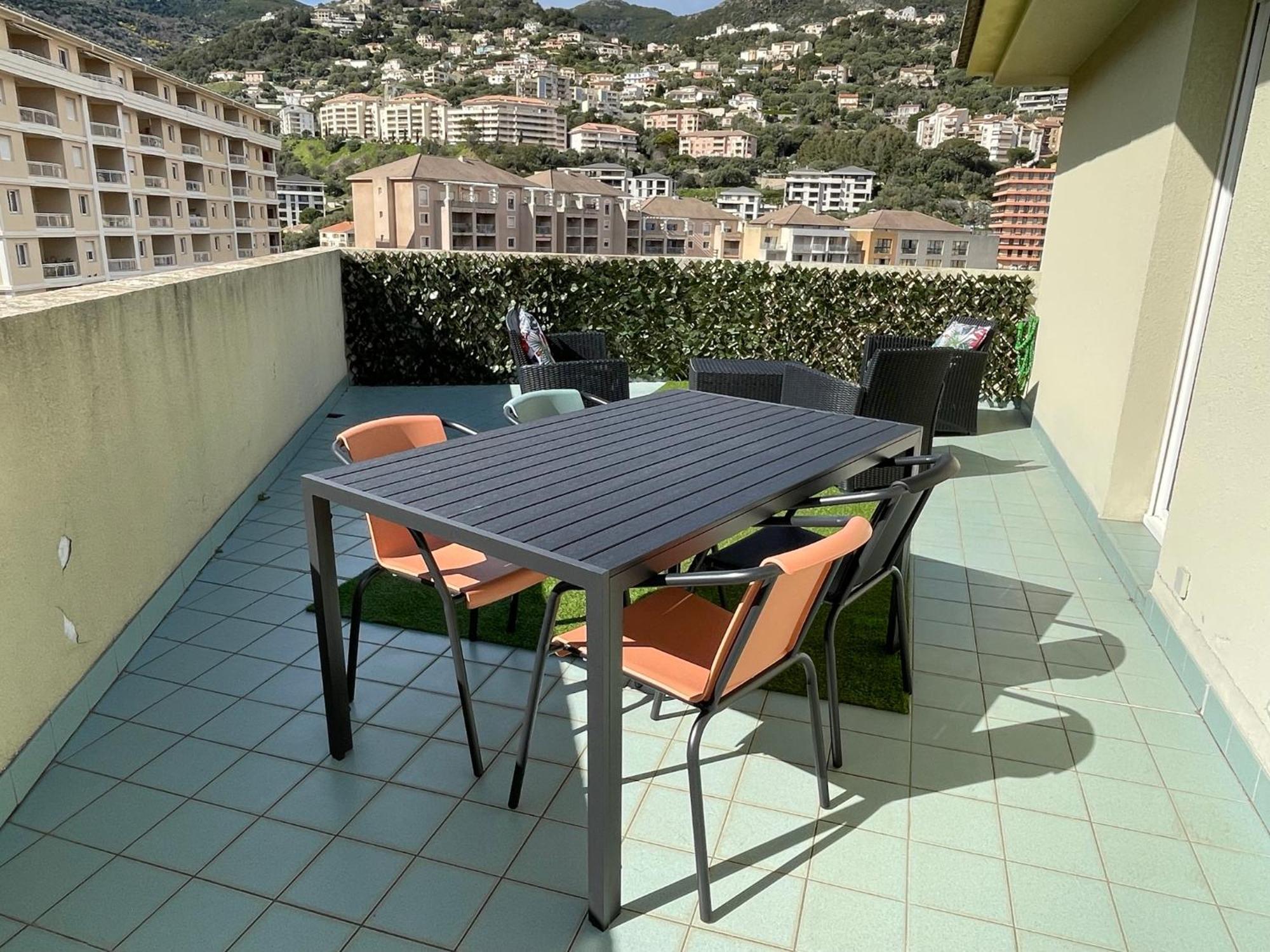 Grand T2 Proche Centre Ville, Vue Mer Et Montagne Бастия Екстериор снимка